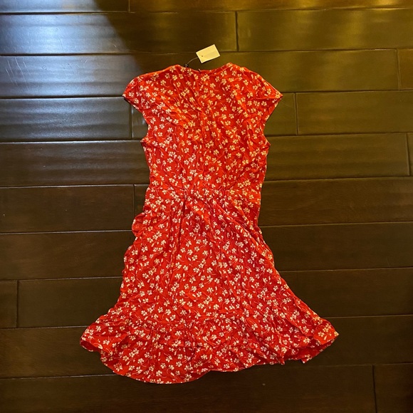 J. Crew Mercantile Red Floral Mini Dress - Picture 2 of 3